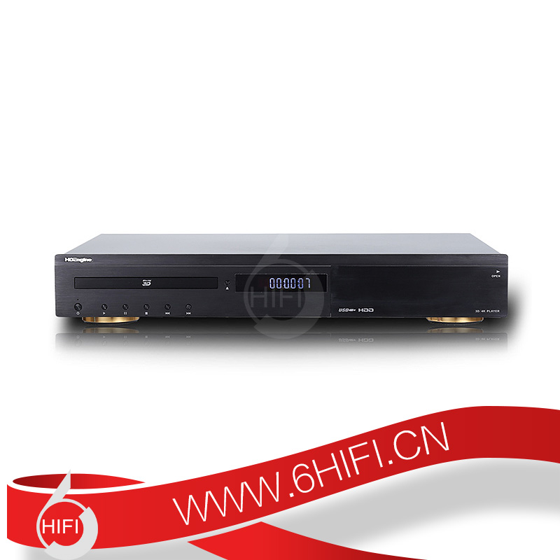 海缔力HDEngine BDP-H600 3D 4K DSD/SACD 多媒体播放机【全新行货】