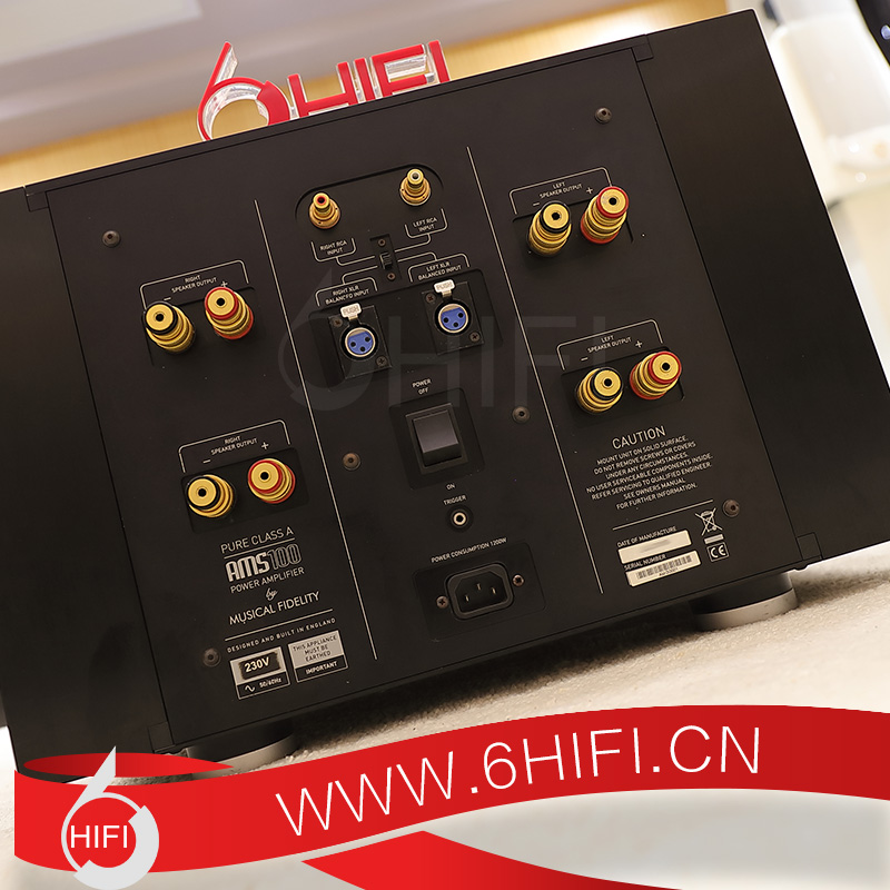 英国 音乐传真 Musical Fidelity AMS100 纯甲类旗舰后级【特价促销】