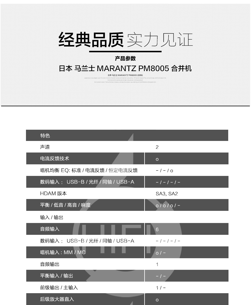 马兰士Marantz PM8005,马兰士 PM8005,Marantz PM8005,马兰士合并机
