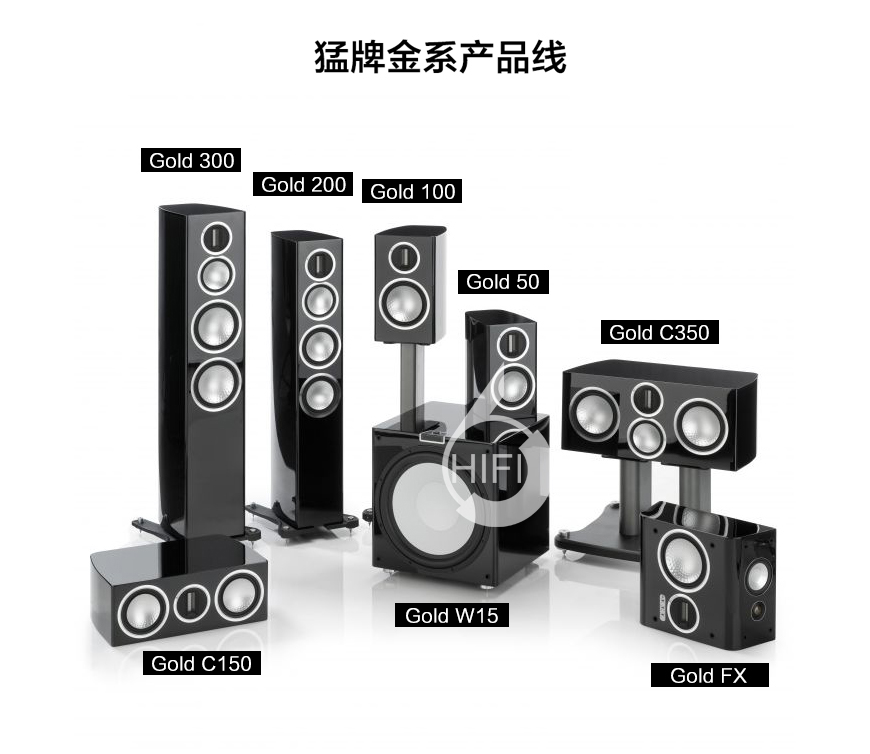 猛牌Gold GX50,Monitor Audio Gold GX 50,猛牌书架箱