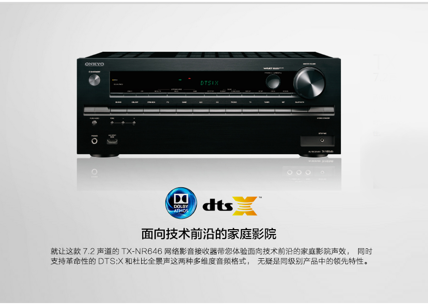 安桥TX-NR 646,Onkyo TX-NR 646,安桥AV功放