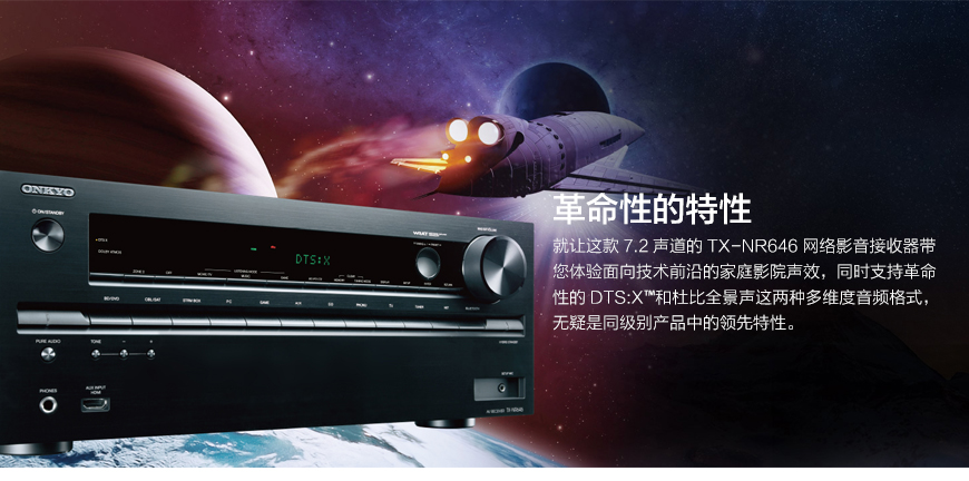 安桥TX-NR 646,Onkyo TX-NR 646,安桥AV功放
