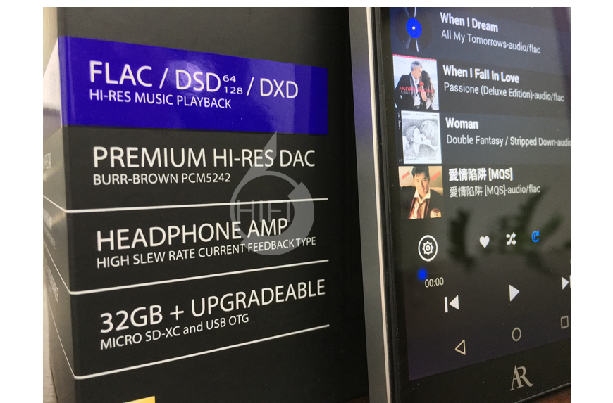 美国AR,AR-M20,便携式播放器,DSD解码,无损播放器