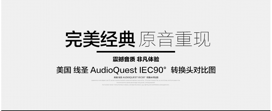 美国线圣,线圣AudioQuest,AudioQuest IEC90°/1 IEC90°/2 转换头,电源转换,插头转换器