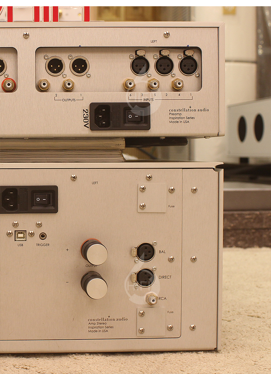 Constellation Audio Inspiration 1.0,美国群星荟萃Constellation Audio 灵感Inspiration 1.0 前级 立体声后级,美国群星荟萃Constellation Audio 功放