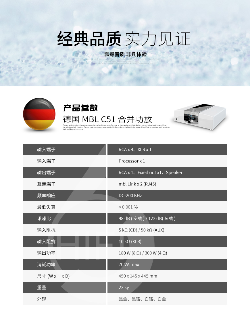 德国MBL 126 书架箱,德国MBL C51 合并功放,德国MBL C31 CD播放器,德国MBL 套装组合