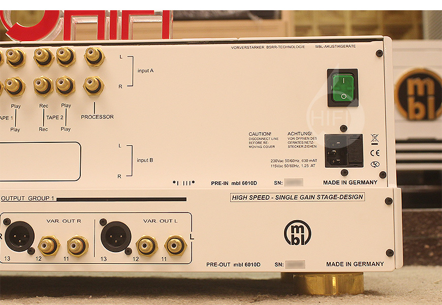 MBL 6010D,MBL参考级前级,德国MBL hifi功放