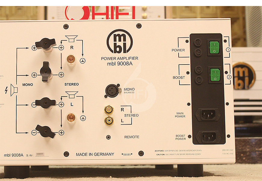 MBL 9008A,MBL 9008A立体声单声道后级,德国MBL HIFI功放