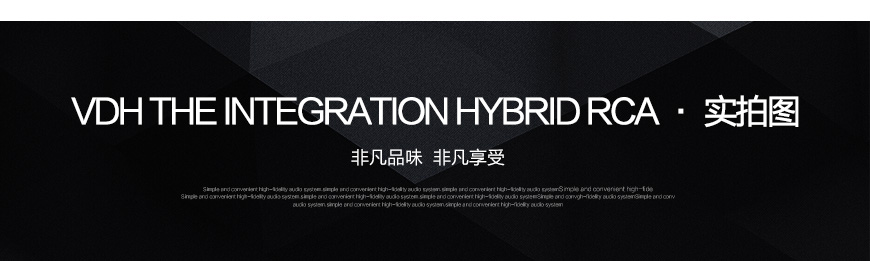 范登豪VDH THE INTEGRATION HYBRID RCA,范登豪信号线