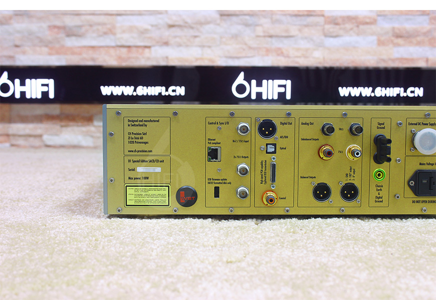CH D1SE特别版,CH Precision D1 Special Edition SACD播放器