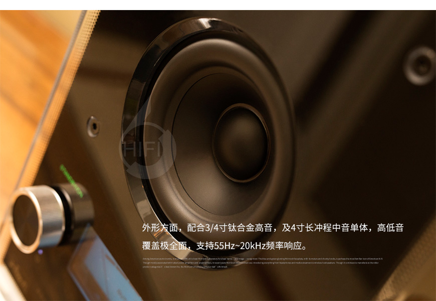 麦景图 RS-100有源音箱,McIntosh RS100