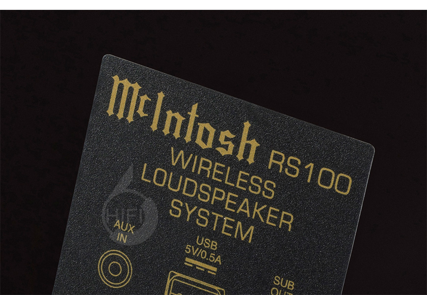 麦景图 RS-100有源音箱,McIntosh RS100