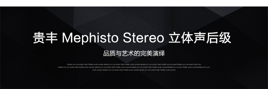 Gryphon Mephisto Stereo,贵丰 Mephisto Stereo,贵丰梅菲斯特后级