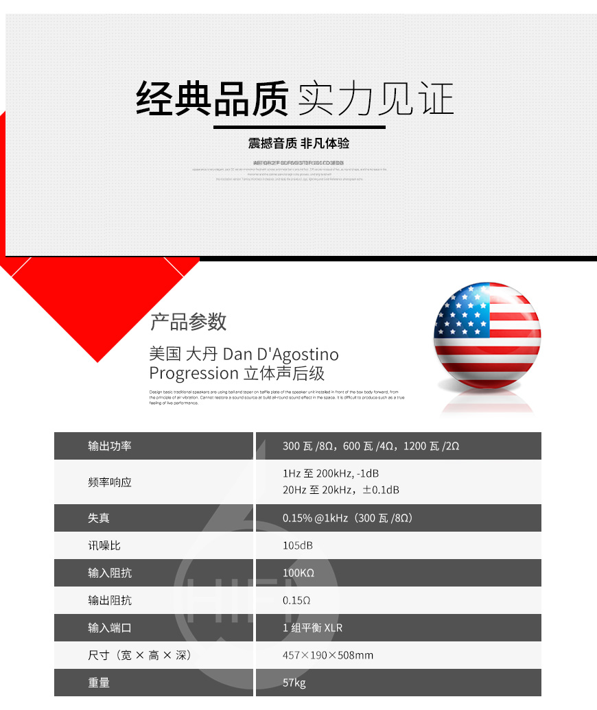 大丹Progression,Dan D'Agostino Progression Stereo,大丹功放