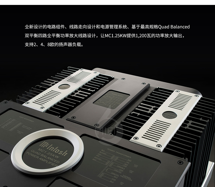 麦景图MC1.25KW 单声道后级,McIntosh MC1.25KW,麦景图功放