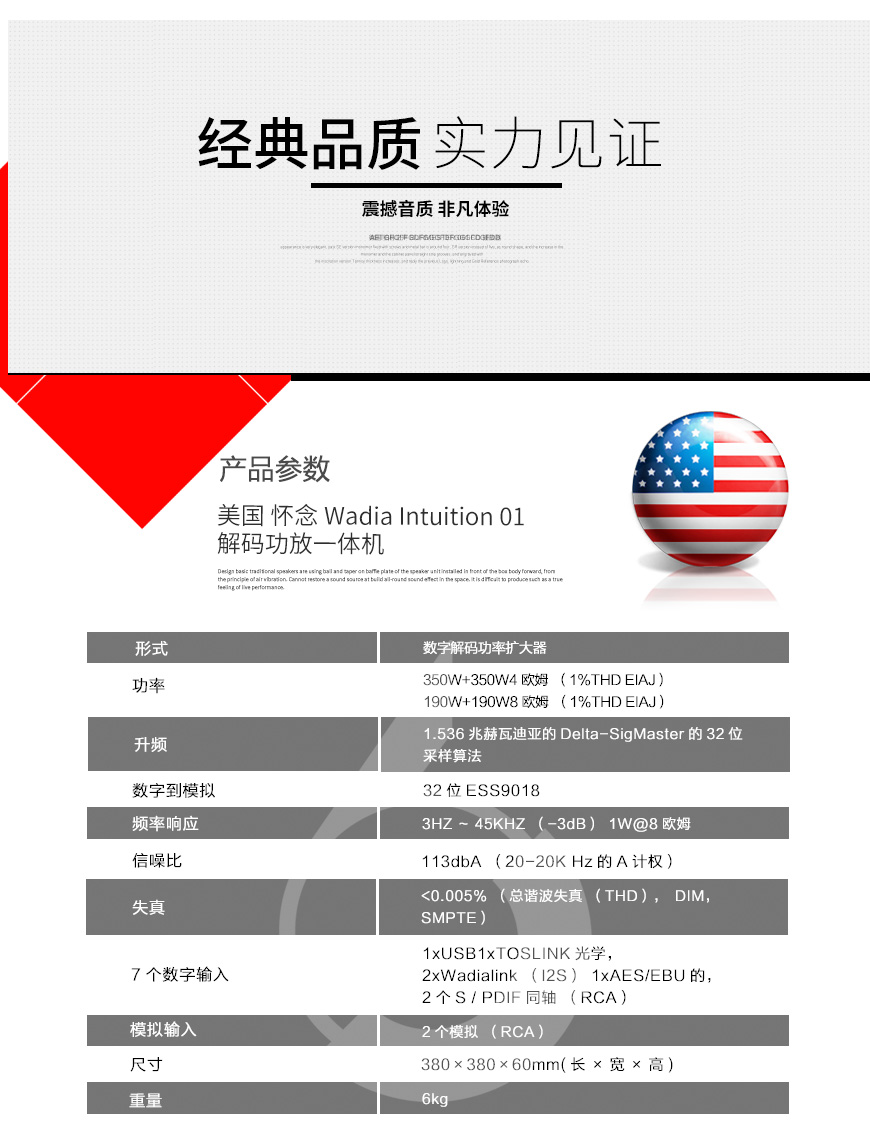Wadia Intuition 01 解码功放一体机,Intuition 01 一体机,Intuition 01