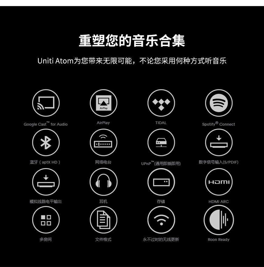 Naim uniti Atom,茗 uniti Atom,茗串流播放器