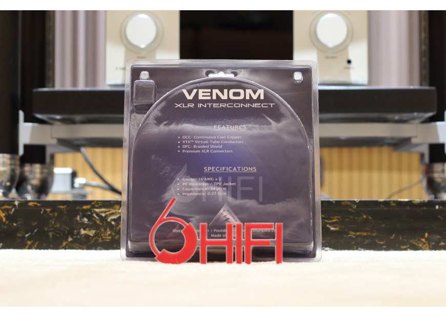 美国 蛇皇 Shunyata Research VENOM XLR 平衡信号线,蛇皇 VENOM XLR 平衡信号线,美国 Shunyata Research VENOM XLR,美国 蛇皇