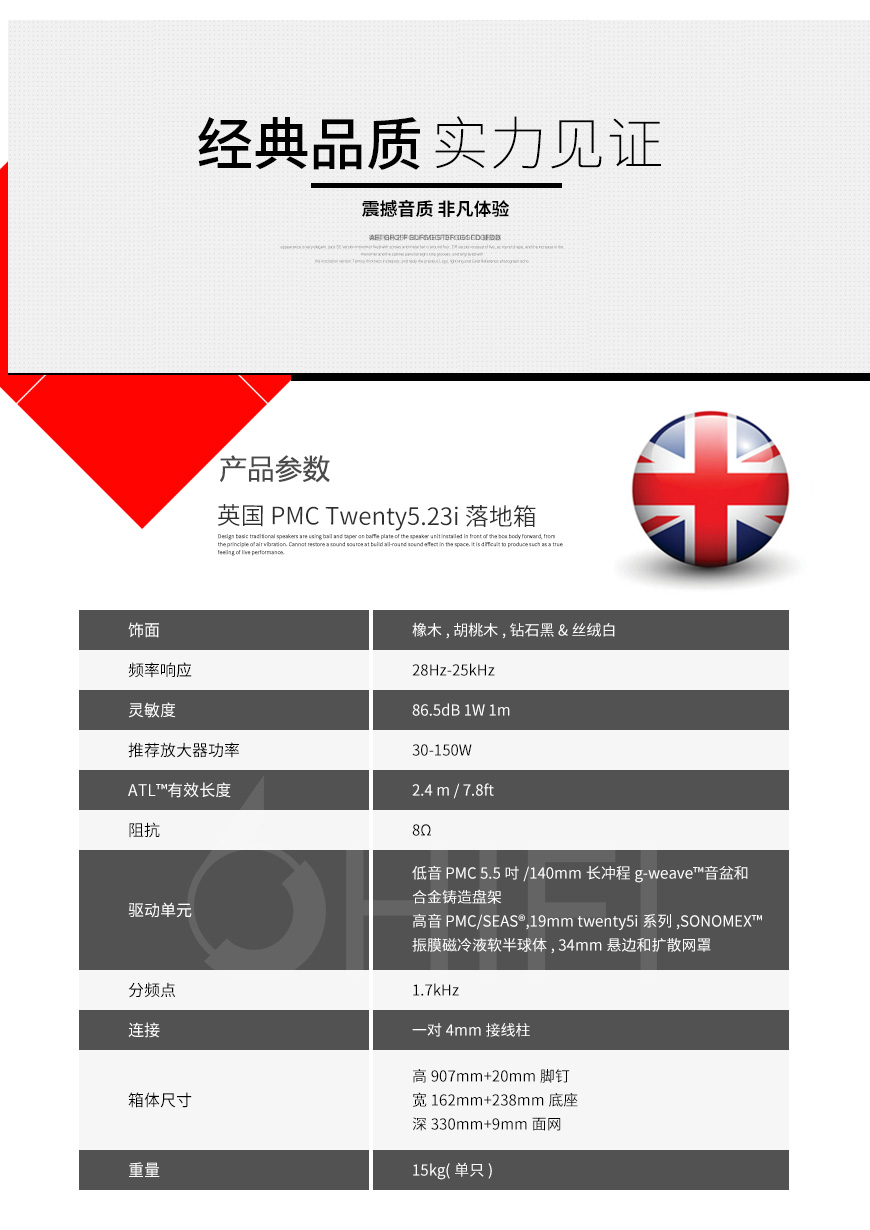 英国 PMC Twenty5.23i 落地箱,PMC Twenty5.23i 落地箱,英国 PMC Twenty5.23i,英国 PMC