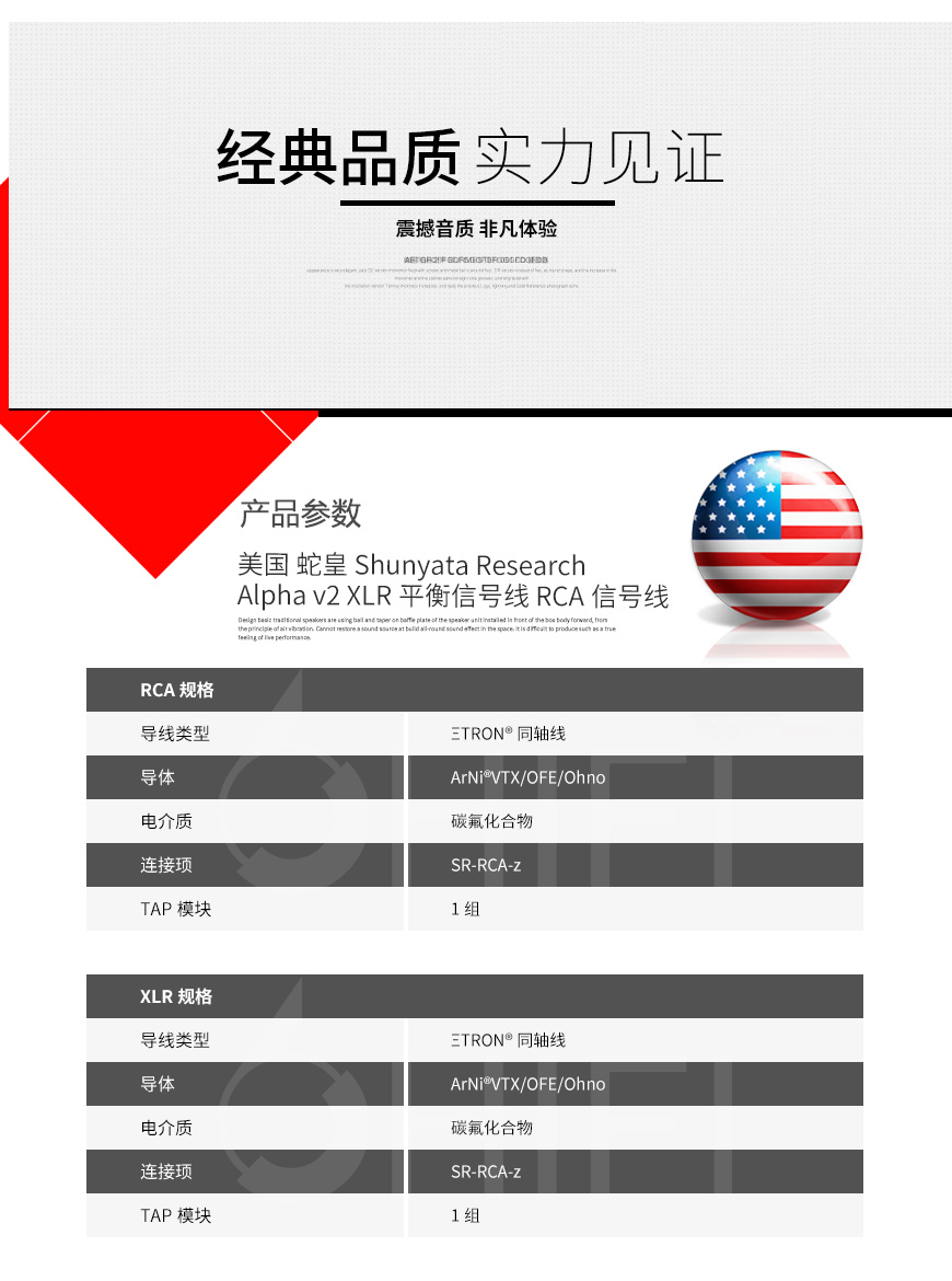 美国 蛇皇 Shunyata Research Alpha v2 XLR平衡信号线 RCA信号线,蛇皇 Alpha v2 XLR平衡信号线 RCA信号线,美国 Shunyata Research Alpha v2,美国 蛇皇