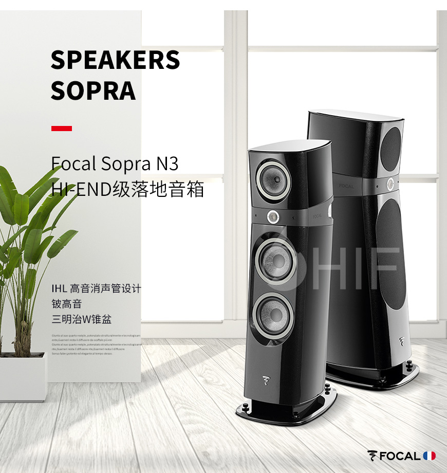 法国 劲浪 Focal Sopra N3 落地箱,劲浪 Sopra N3 落地箱,法国 Focal Sopra N3,法国 劲浪