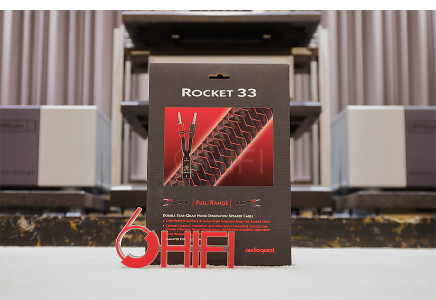 美国 AQ 线圣 AudioQuest ROCKET火箭系列 33 音箱线,线圣 ROCKET火箭系列 33 音箱线,美国 AudioQuest ROCKET 33,美国 AQ
