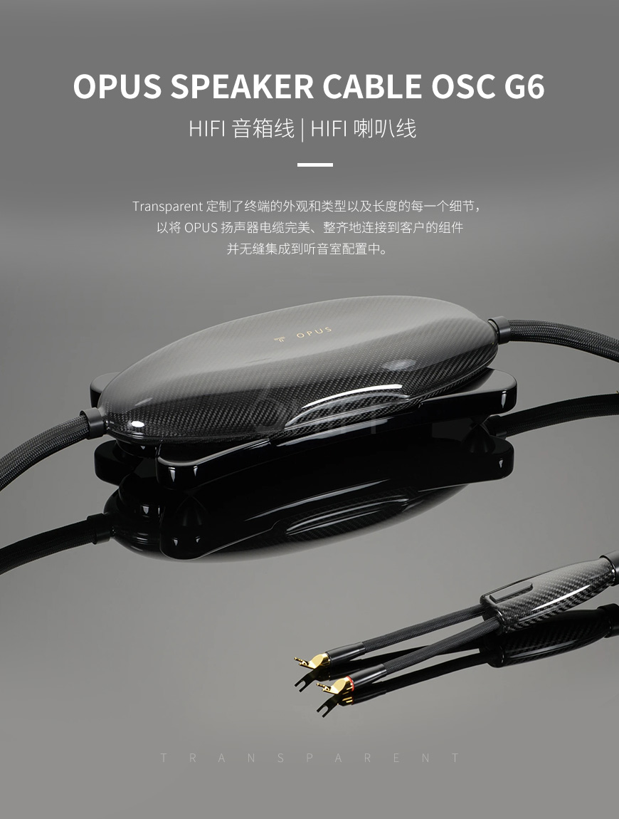 美国 Transparent 天仙配 OPUS Speaker Cable OSC G6 音箱线