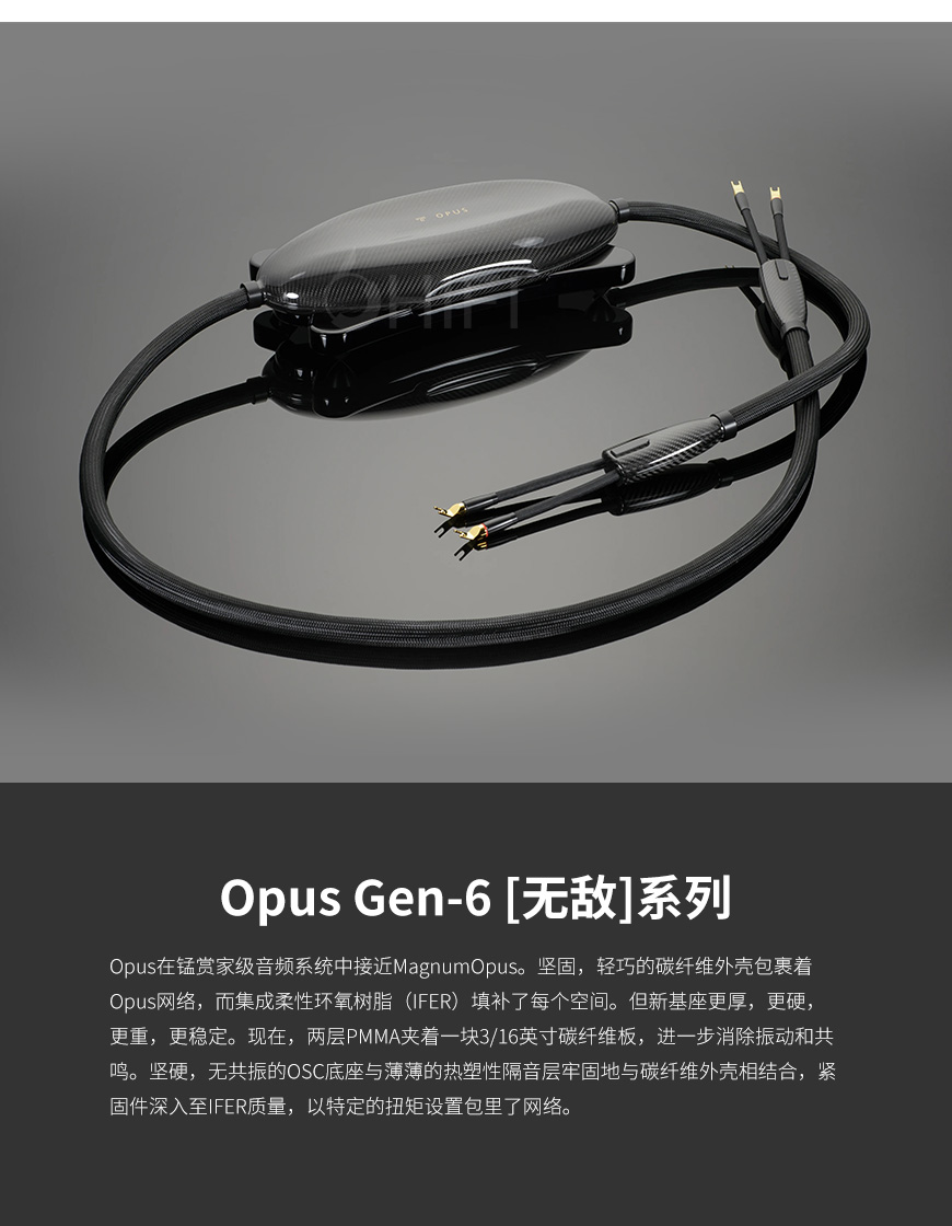 美国 Transparent 天仙配 OPUS Speaker Cable OSC G6 音箱线