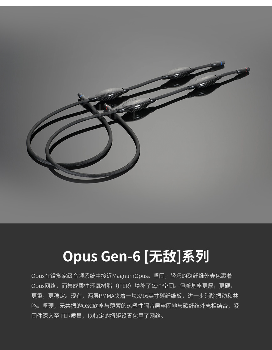 美国 天仙配Transparent Balance Opus OBL G6 平衡信号线