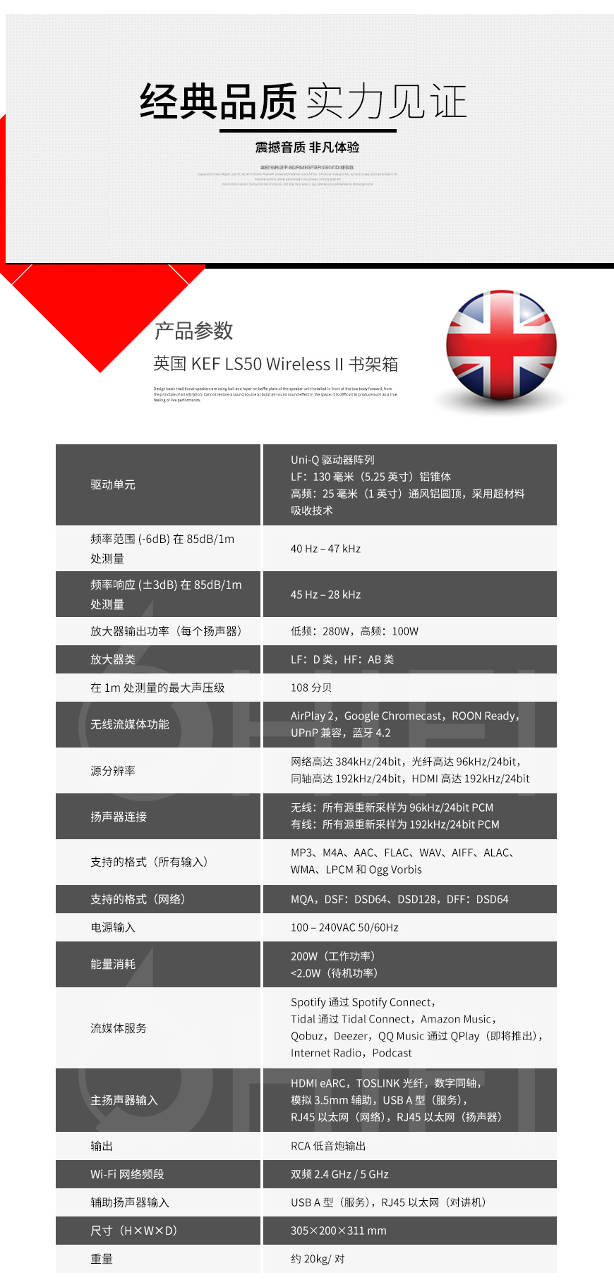 KEF,LS50,Wireless II,书架箱,LS50 Wireless II