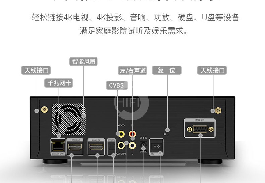 海缔力HDEngine,海缔力,HDEngine,H30 III代,H30,4K影音播放机,影音机