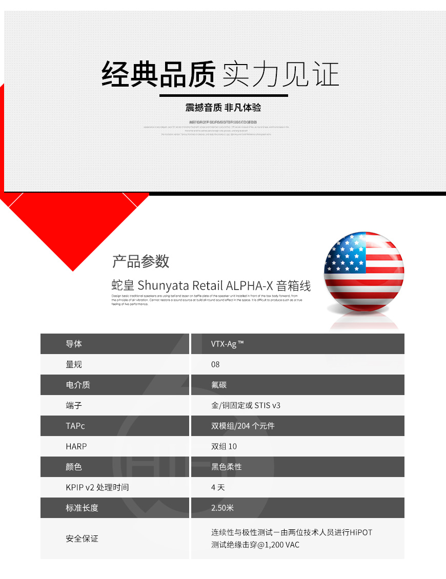 美国 蛇皇,Shunyata Retail,线材