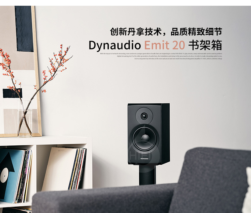 丹麦丹拿Dynaudio 意境Emit 20 书架音箱,丹麦丹拿Dynaudio 发烧音箱