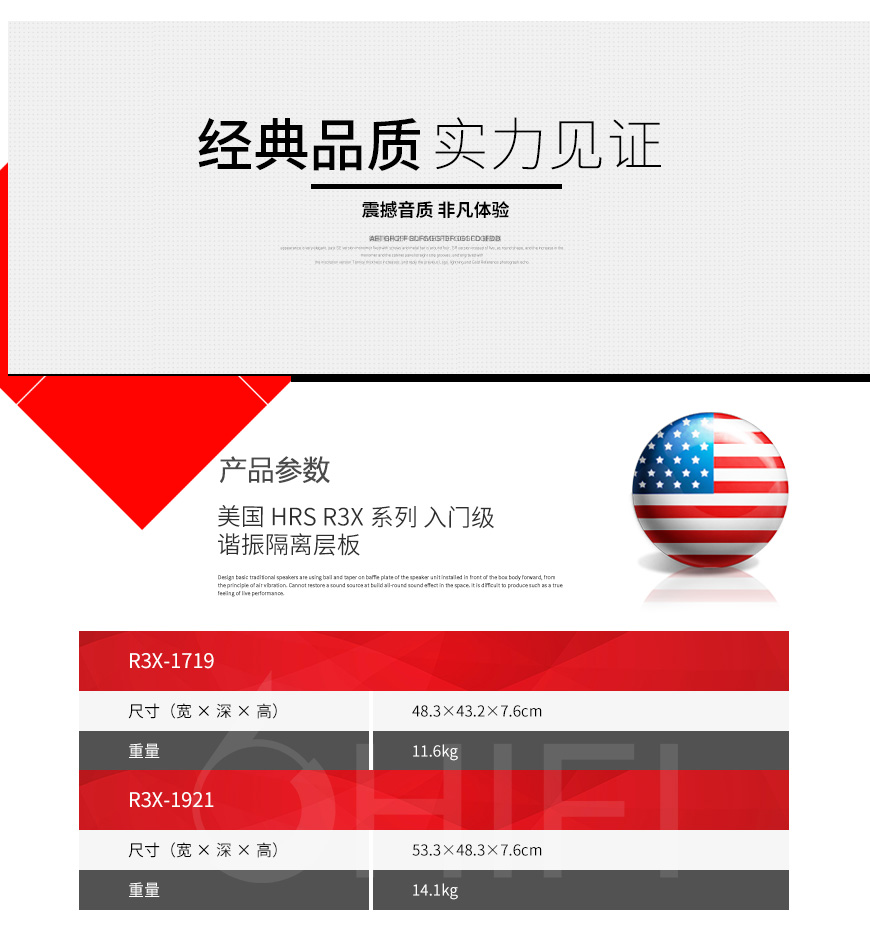 HRS R3X系列 R3X-1719 R3X-1921 入门级 谐振隔离层板 承载板,R3X系列 R3X-1719,HRS R3X-1921,HRS R3X系列,R3X系列 承载板