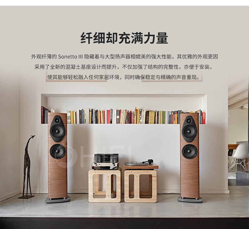 势霸Sonus faber Sonetto III G2 落地箱,Sonus faber Sonetto III G2,意大利 势霸Sonetto III G2,Sonetto III G2